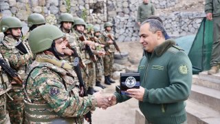 The Chairman of the Investigative Committee Artur Poghosyan with RA Minister of Defense Suren Papikyan Visited Southeastern Border Zone of the Republic